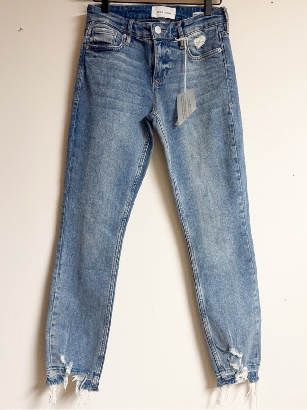 NWT Dear John Blaire High Rise Straight Jean Size 24